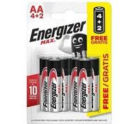 Pile LR6 (AA) alcaline(s) Energizer E301534200 Max 4+2 1.5 V 6 pc(s)
