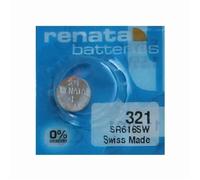 Pile montre SR616SW 321 RENATA Oxyde d'argent 1,55V V321 DA 280-73 SR616 SR65 capacité 14,5mAh date de péremption éloignée