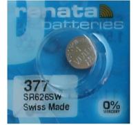 Pile montre SR626SW 377 Renata Oxyde d'argent 1,55V AG4 SR66 LR66 SR626