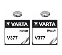Pile montre SR626SW 377 VARTA Oxyde d'argent 1,55V AG4 SR66 LR66 SR626 lot de 2 piles pour montre capacité 21mAh