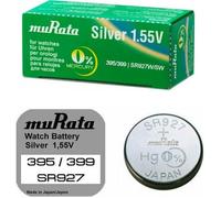 Pile montre SR927W/SW 395/399 MURATA (Sony) Oxyde d'Argent 1,55V V395/V399 D395/399 SR927 SR57 capacité 52mAh, péremption éloignée