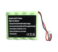 Pile Ni-MH AA 4,8 V 1600 mAh MXJFYY Compatible avec Les appareils d'électrostimulation Sport-ELEC Multisport, Pro et Pro Precision. Pile Rechargeable AA avec connecteur.
