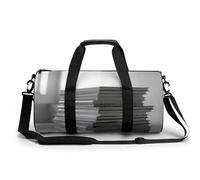 Pile of Books Sac de sport pour homme et femme avec compartiment à chaussures, poche humide, style 45 cm/22,9 cm/22,9 cm, Style :, 17.7in/9in/9in