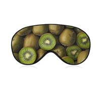 Pile of Kiwis Masque de sommeil pour homme et femme avec sangle réglable - Doux et respirant - Occultant - Antidérapant - Essentiels de voyage