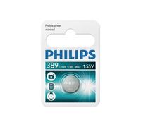 Philips Pile bouton Oxyde d'Argent SR54 389/00B 1.55V Argent E