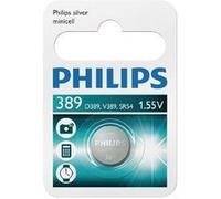 Pile Oxyde d'Argent SR54 Philips 389/00B Argent E