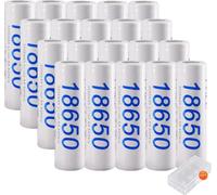 Pile PALO 18650, capacité 3200mAh, tension 3,7V , 20 pièces