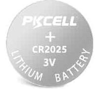 Pile PKcell CR2025 3V - Pile bouton longue durée