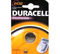 Pile plate Duracell (CR2430) 3V Lithium