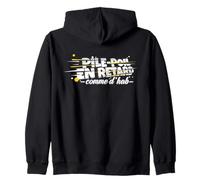 Pile Poil en Retard comme D'hab, Reveil Difficile Le Matin Sweat à Capuche