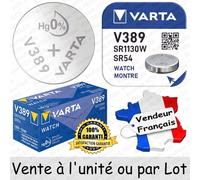 Lot de 10 piles pour montre V389 - SR54