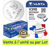 Lot de 10 piles pour montre V390 - SR54
