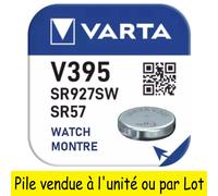 Pile bouton 395 (SR927SW) SR57 1.55V Varta