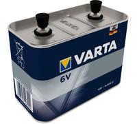 VARTA Piles 435, Pile Bloc 4LR25-2, lot de 1, Alcaline, 6V, compacte et puissante pour éclairage de chantier / lampe de chantier / dispositifs de sécurité / projecteur portable
