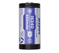 Pile Rechargeable 16340 RCR123A Xtar Lithium 3,7V 650mAh 1.95A