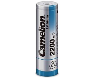 Pile Rechargeable 18650 ICR18650F-22 Camelion Li-ion 3,7V 2200mAh