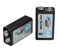 Pile rechargeable 6LR61 (9V) NiMH 8.4 V Ansmann 5035453 300 mAh 1 pc(s)