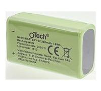 Pile rechargeable ACCUS 6LR61 9V NIMH 180mAh - Otech G