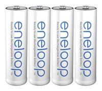 Eneloop Bk-3mcdec4be 2000mah Rechargeable Battery 4 Units Argenté