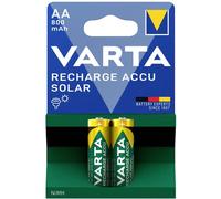 Varta Recharger Accu Solar (2 pcs, AA, 800 mAh, Batterie), Batterie + chargeur