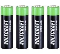 VOLTCRAFT HR06 Mignon (AA) Lot de 4 Piles NiMH 2750 mAh 1,2 V
