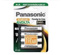 Pile rechargeable Panasonic R2U AA 2450mAh - blister de 4
