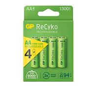 Pile rechargeable RECYKO LR6AA 1,2 V 1 300 mAh 4 unités