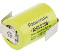 Pile rechargeable spéciale 4/5 Sub-C cosses à souder en Z NiCd Panasonic Sub-C ZLF 1.2 V 1200 mAh