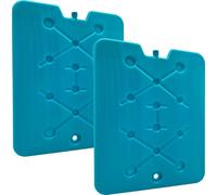 Pile réfrigérante XXL set de 2 pièces bleu - 32 x 25 cm / 780 ml chacune - Grand élément réfrigérant au design plat - Paquet réfrigérant grand pour sac réfrigérant glacière camping pique-nique