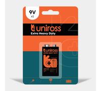 Pile Saline 9V / 6R61 Uniross Extra Heavy Duty