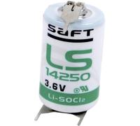 Pile spéciale 1/2 LR6 (AA) lithium Saft LS142503PFRP picots à souder en U 3.6 V 1200 mAh 1 pc(s)