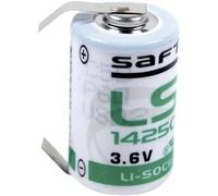 Pile spéciale 1/2 LR6 (AA) lithium Saft LS14250CLG cosses à souder en U 3.6 V 1200 mAh 1 pc(s)