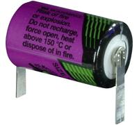 Pile spéciale 1/2 LR6 (AA) lithium Tadiran Batteries 11 1 05502 00 résiste aux températures élevées, cosses à souder en U 3.6