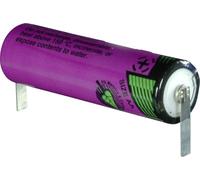Pile spéciale LR6 (AA) lithium Tadiran Batteries 11 1 05602 00 résiste aux températures élevées, cosses à souder en U 3.6 V 1800