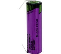 Pile spéciale LR6 (AA) lithium Tadiran Batteries SL360T cosses à souder en U 3.6 V 2400 mAh 1 pc(s)