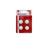Verbatim Piles bouton au lithium CR2016 3V 80 mAh – Lot de 4
