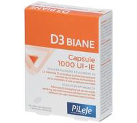 Pileje D3 Biane 1000UI Capsules Marines 30