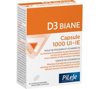Pileje D3 Biane 1000UI Capsules Marines 30