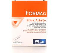 PiLeJe Complément alimentaire Formag Stick Adulte – Orodispersible Goût Orange 20 sticks