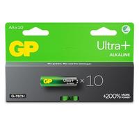 Piles AA - Lot de 10 | GP Ultra Plus | Piles Stilo AA Alcaline de 1,5 V/LR06 - Longue durée de Vie