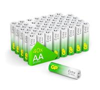 Piles AA - Lot de 40 Piles | GP Extra | Batteries Alcalines AA LR6 1,5v - Longue durée