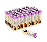 Piles AA - Lot de 40 Piles | GP Extra | Batteries Alcalines AA LR6 1,5v - Longue durée