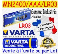 Piles AA LR6 MN1500 Alcaline VARTA INDUSTRIAL BULK : x 2 4 8 10 20 30 40 50 100