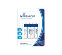 Piles AAA - 1.5V non-rechargeables MediaRange Alcaline - Lot de 4 - MRBAT101
