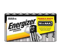 Piles AAA Energizer Alkaline Power, paquet de 16