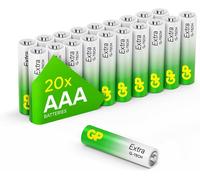 Piles AAA-Lot de 20 Piles ExtraBatteries Alcalines AAA LR3 1,5v-Longue durée