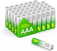 Piles AAA-Lot de 40 Piles ExtraBatteries Alcalines AAA LR3 1,5v-Longue durée