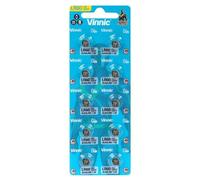 Piles AG1, 364, SR621SW, TR621SW, CX60, 621, SR60, LR60 Alcaline 1.5V - 10pcs