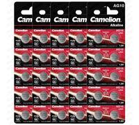 Camelion Piles alcalines boutons - AG 10 / LR54 - pack de 10