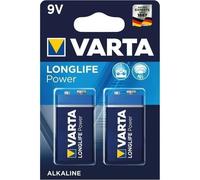 6LR61- VARTA LONG LIFE POWER ALCALINE - BLISTER DE 2